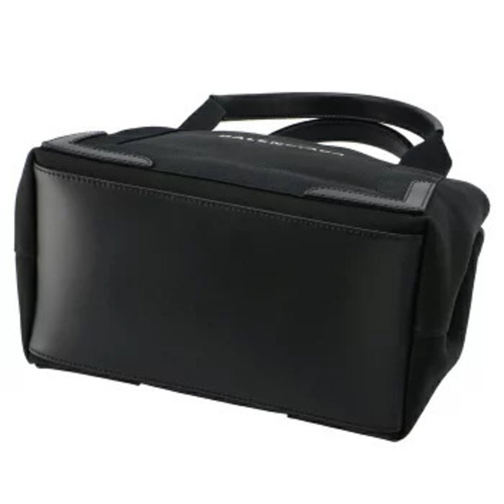 Balenciaga Tote Bag Navy Blue Cabas Canvas Black - Picture 4 of 8